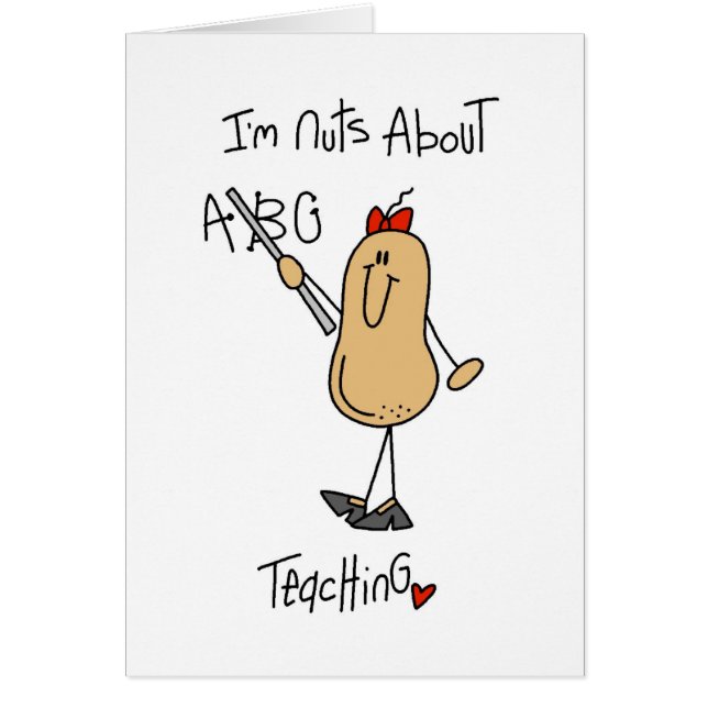 Cartão Loucos sobre o ensino (Frente)