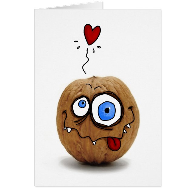 Cartão "loucos sobre você " (Frente)