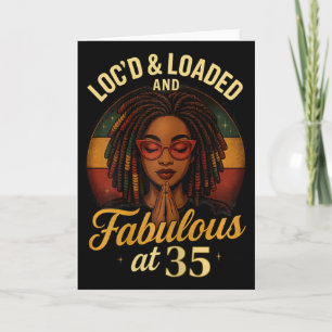 Cartão Loucura e Carregada Fabulosa em 35 Anos de Melanin