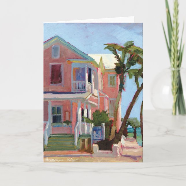 Cartão Louies Backyard note card (Frente)