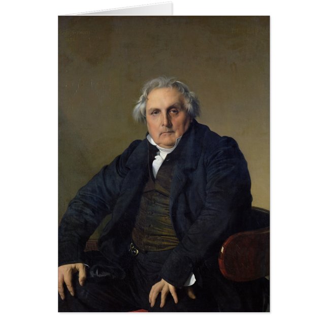 Cartão Louis-Francois Bertino 1832 (Frente)