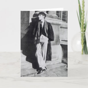 Cartão Louis MacNeice during his time at Oxford