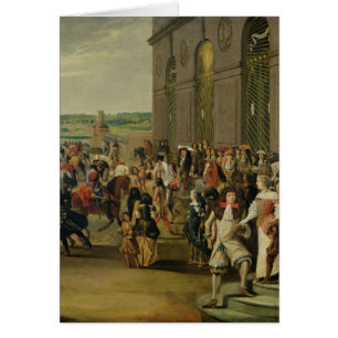 Cartão Louis XIV na frente da gruta de Thetis