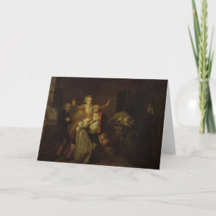 Cartão Louis XVI Bidding Farewell to his Family
