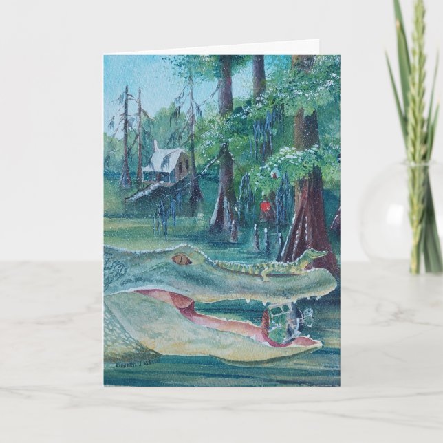 Cartão Louisiana Christmas card (Frente)