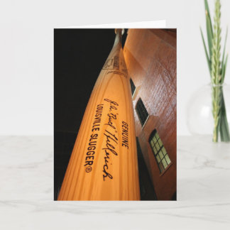 Cartão Louisville Slugger