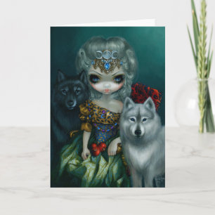 Cartão "Loup-Garou: La Grande Prêtresse" Greeting Card