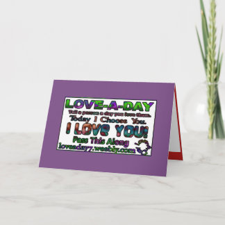 Cartão Love-a-Day Greeting Cards