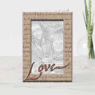 Cartão  Love and Cherish Photo
