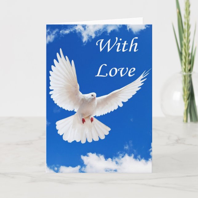 Cartão Love flies in (Frente)