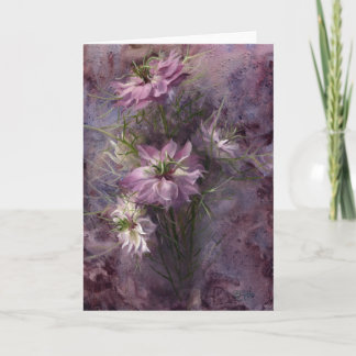 Cartão Love-In-A-Mist