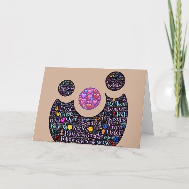 Cartão Love in relationship greeting card with envelope (Frente)