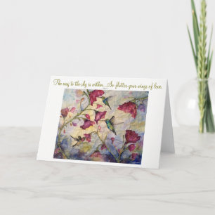 Cartão Love Inspiration Hummingbird Art Greeting Card