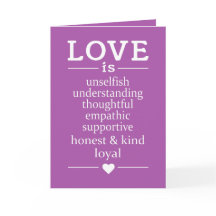 Love Is … custom greeting cards