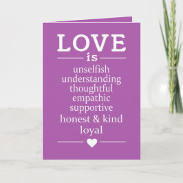 Cartão Love Is … custom greeting cards