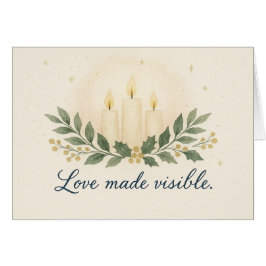 Cartão Love Made Visible — Christmas Card
