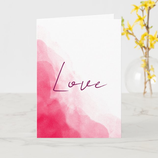 Cartão Love Minimalist Valentine’s Day Card (Flor Amarela)