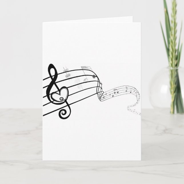 Cartão Love My Music (Frente)