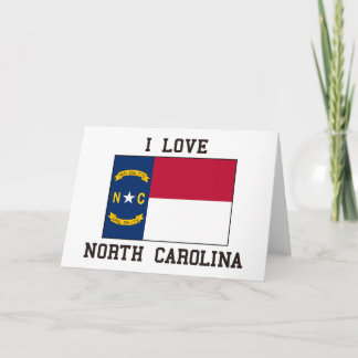 Cartão Love North Carolina