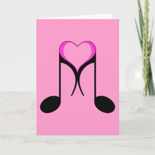 Cartão love notes : 8th note :