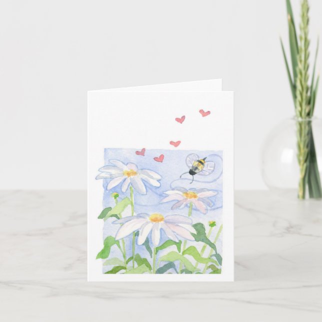 Cartão Love of Daisies - Note Card (Frente)