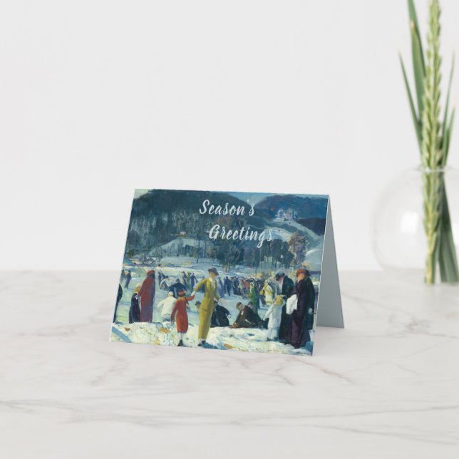 Cartão Love of Winter - George Wesley Bellows (Frente)