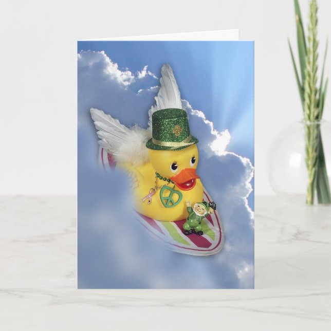 Cartão Love/Peace at St. Pat's (Frente)