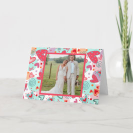 Cartão Love Pink Heart Foto Inspirivity Namorados