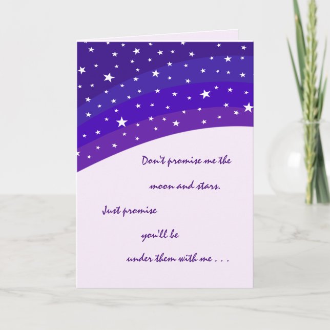 Cartão Love Promises Anniversary Greeting Card (Frente)