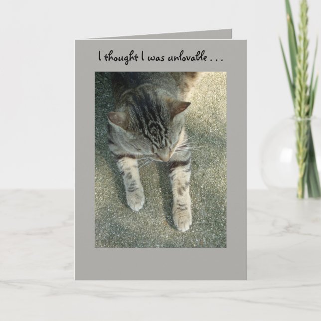 Cartão "Love Rescues" Greeting Card (Frente)