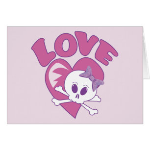 Cartão Love Skull