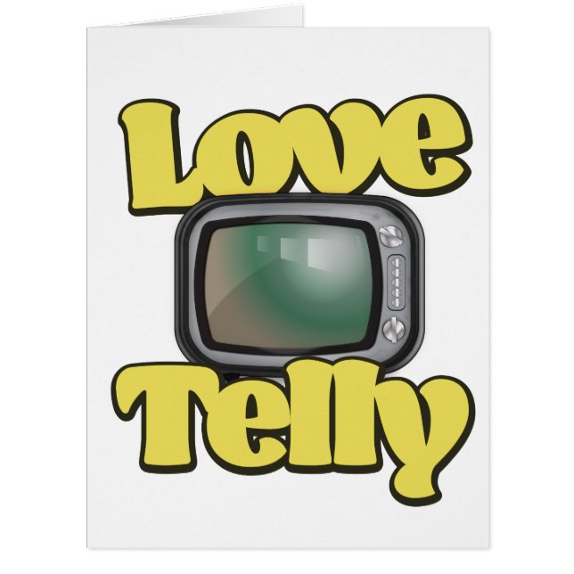 Cartão Love Telly (Frente)