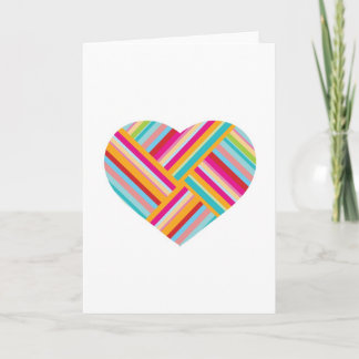 Cartão Love Themed, Heart Greetings Card