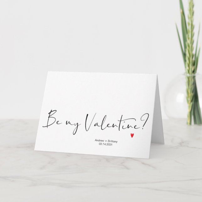 Cartão Love Valentines Day Card for Boyfriend Girlfriend (Frente)