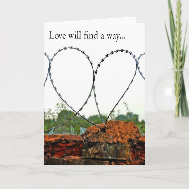Cartão Love will find a way (Frente)