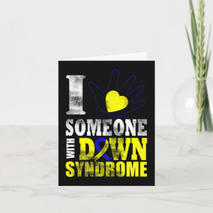 Cartão Love World Down Syndrome Day Women Kids