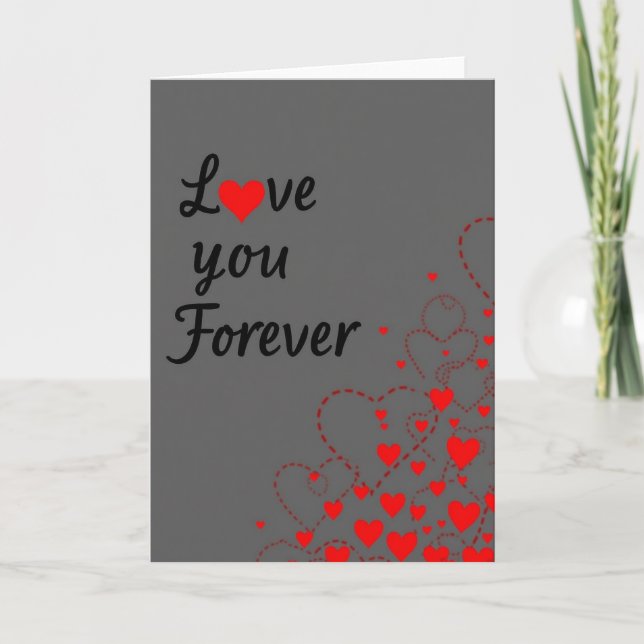 Cartão Love You Forever Art Card (Frente)