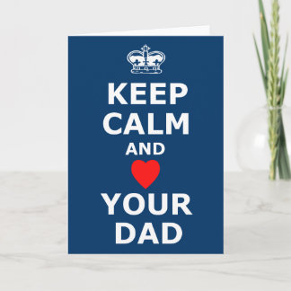 Cartão Love your mom father's day