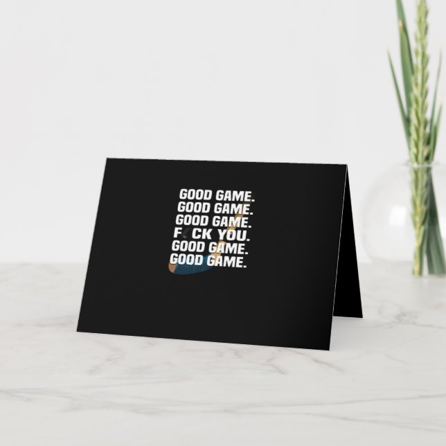 Cartão Lover de Hóquei| Este Jogo De Hóquei É Apenas Um B (Frente)