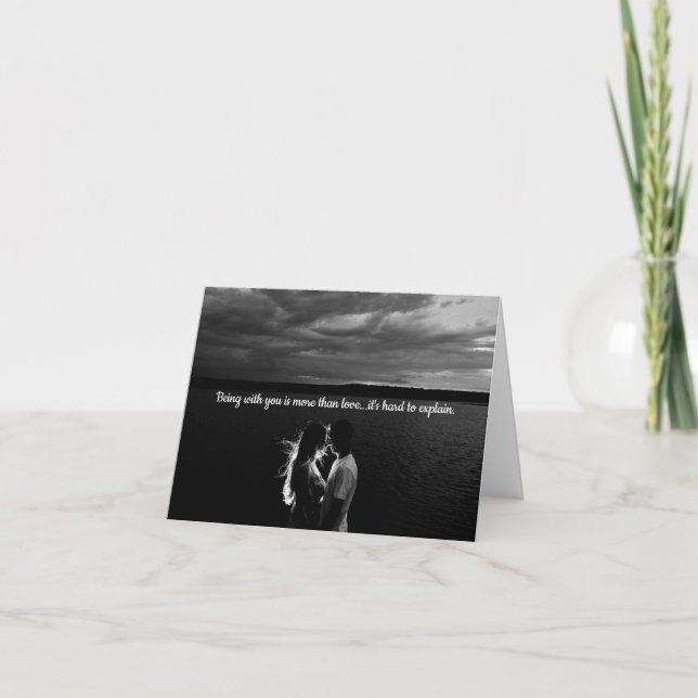 Cartão Lovers Eternal Flame Soulmate Love You Card (Frente)