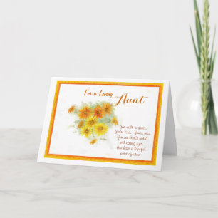 Cartão Loving Aunt Mother's Day