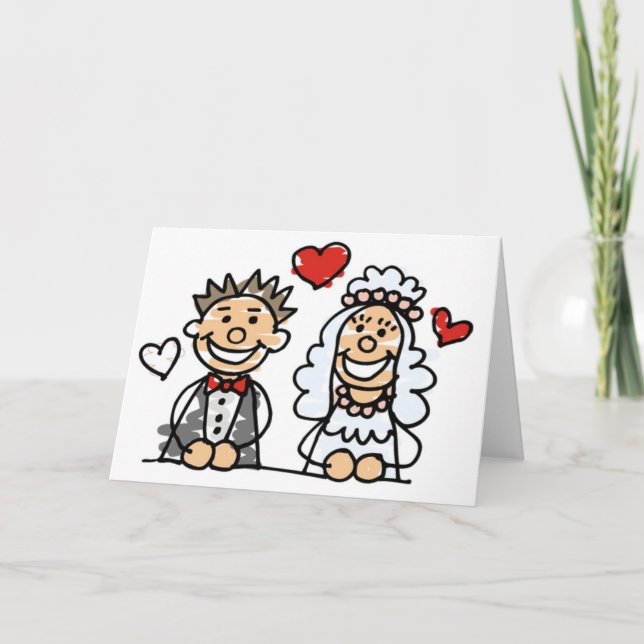 Cartão Loving Wedding Couple Card (2) (Frente)
