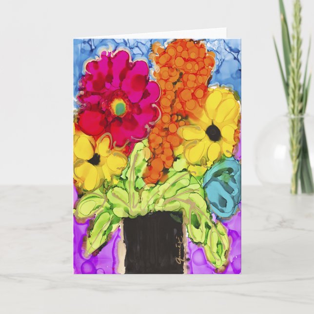 Cartão Lovitude Blank Card "Positive Vibes" (Frente)