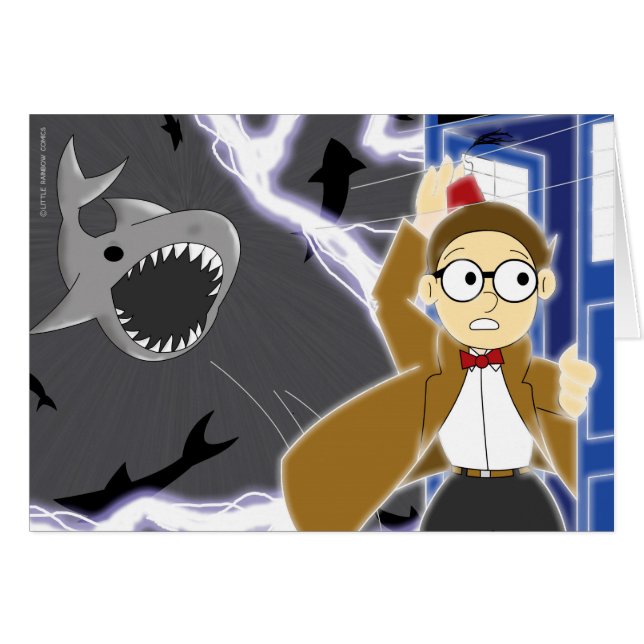 Cartão LRC - Tubarões do relâmpago (Frente Horizontal)