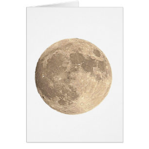 Cartão Lua cheia