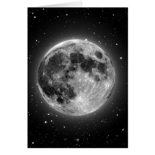 Cartão Lua cheia (Frente)