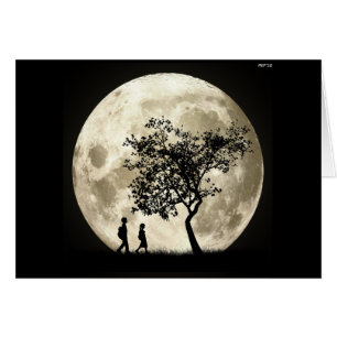 Cartão Lua cheia