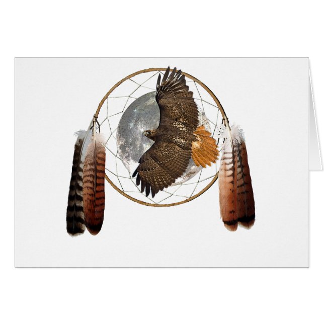 Cartão Lua do falcão (Frente Horizontal)