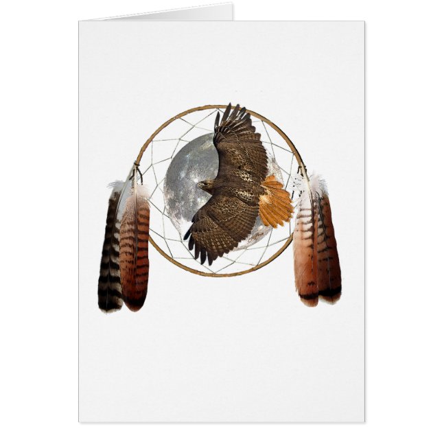 Cartão Lua do falcão (Frente)