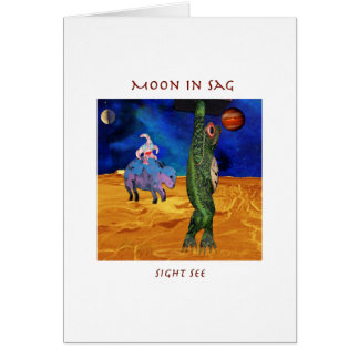Cartão Lua do Sagitário
